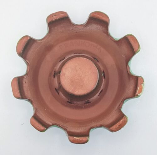 Vintage Frankoma Pottery Green Warming Stand, Casserole Warmer, Art Pottery Warm - Picture 3 of 5