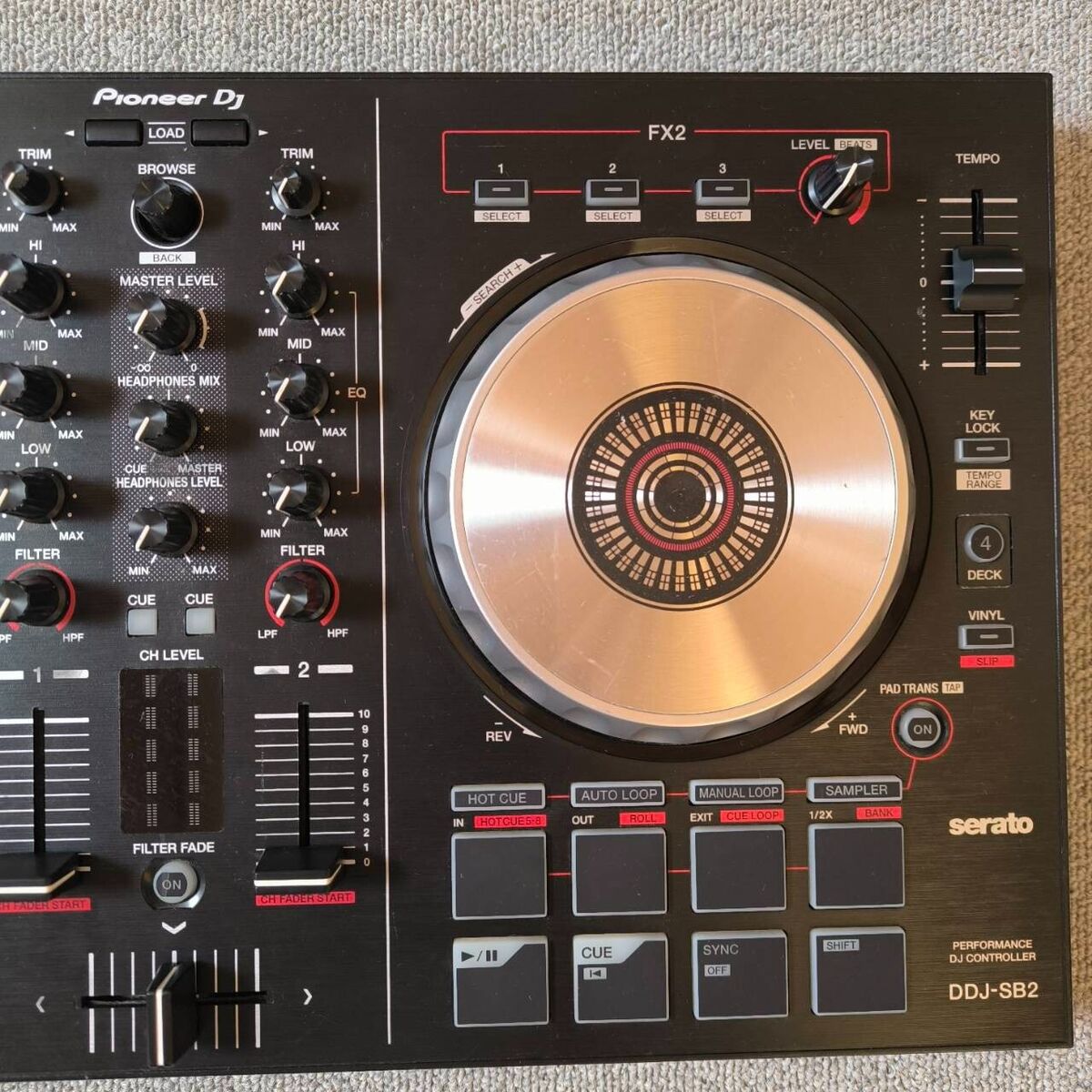 Pioneer DJ DDJ-SB2 2-Channel 2ch DJ Controller DDJSB2 With Pioneer DJ DDJ-SB2 2-Channel 2ch DJ Controller DDJSB2 With