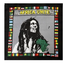 AFRICA UNITE BOB MARLEY BANDANA Scarves Scarf Head Hair Neck Band Skull Wrap 