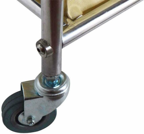 Industrial Laundry Cart with 4 Swivel Casters for Airports/Hotels Clubs etc. - Picture 8 of 9