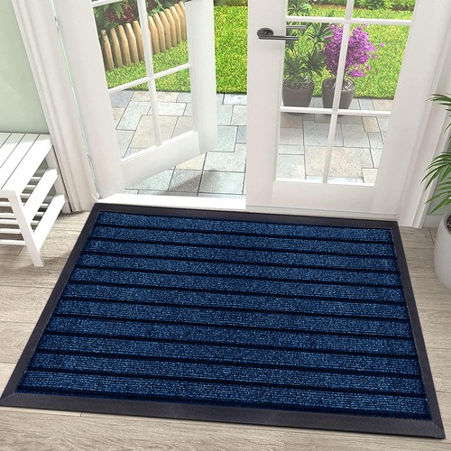 Non Slip Rubber Backed Door Mat Kitchen Mat Heavy Duty Runner Rug Outdoor Indoor - Picture 12 of 12