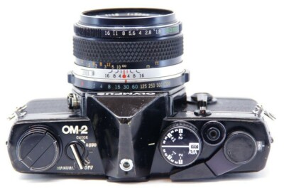 EXC+5] Olympus OM-2N SLR Black + F.Zuiko Auto-S 50mm f1.8 Lens