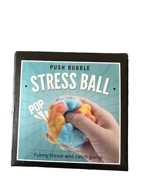 Push Bubble Stress Ball - Ultimate Sensory Stress Reliever and Fun Family Game