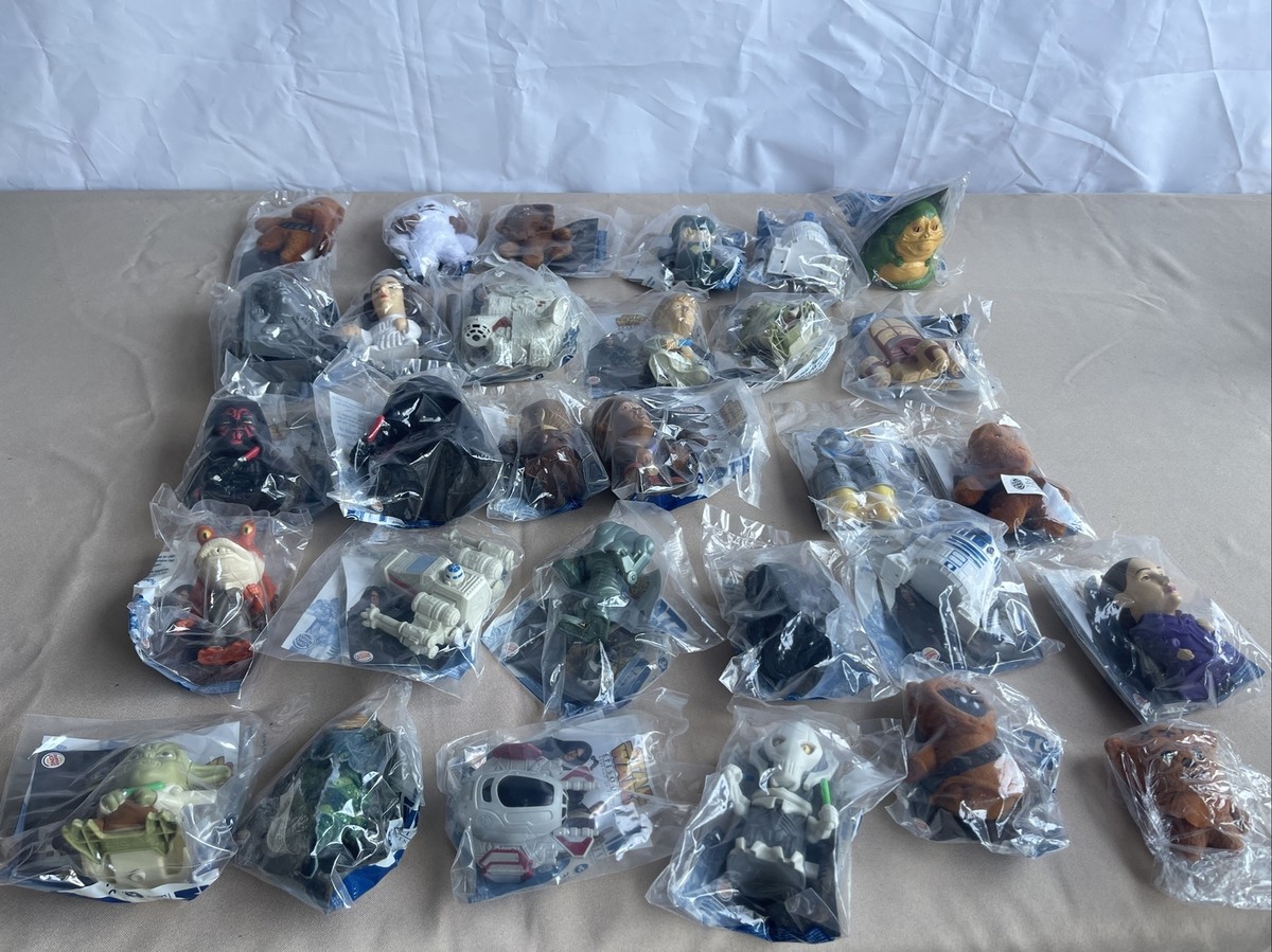 Complete 30 piece burger king star wars toys 2005 | eBay
