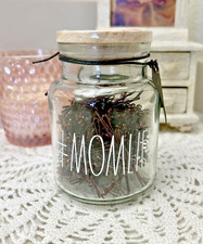 RAE DUNN  MOMLIFE Apothecary Jar, 300 Bobby Pin