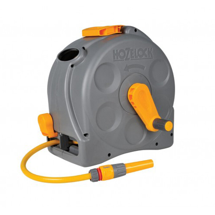 Hozelock 2415 2 in 1 Compact Hose Reel - 25m