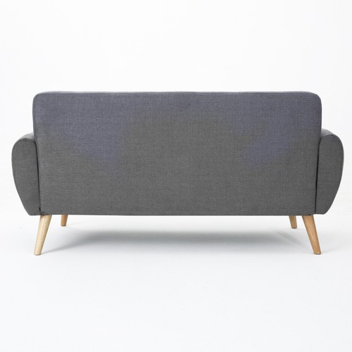 Joseline Mid Century Modern Petite Fabric Sofa - Picture 22 of 25