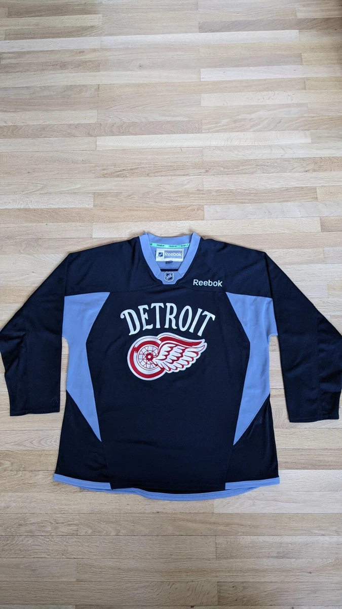 Detroit red wings hotsell practice jersey black