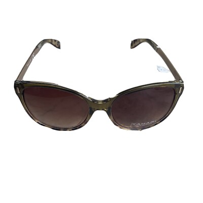 Tahari Sunglasses Olive/ Tortoise Frame Brown Gradient Lens  display picture 3