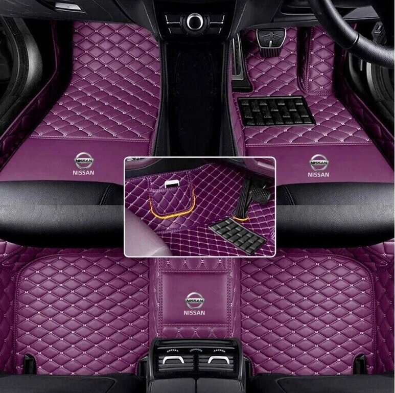 For Nissan Car Floor Mats All Models Custom Waterproof RHD Auto Carpet Rug Liner - image 2 of 4