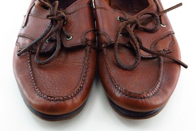 Johnston And Murphy Derby Oxfords Brown Leather Men Shoes  display picture 3