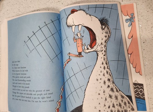 Vintage Dr. Seuss Book Club Edition "If I Ran The Circus" 1956-Renuewed 1984 - Picture 12 of 16