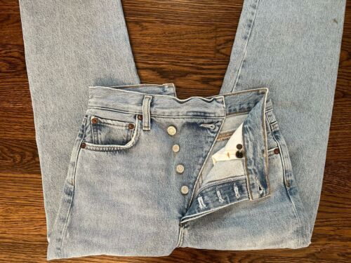 AGOLDE Criss Cross Straight Light Wash Jeans ~ Gr. 23 - Bild 5 von 8