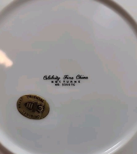 4 Vintage Celebrity Fine China Nocturne 7 1/2" Coup Soup Bowls Rose - Picture 6 of 12