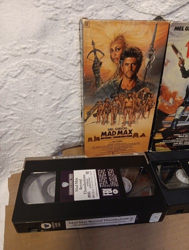 Mad Max & Beyond Thunderdome VHS EARLY PRESS NO BARCODE Mel Gibson RARE 1983 - Picture 2 of 13