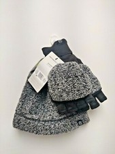 C9 Champion Girls Beanie  Gloves Set Black/Gray One Size