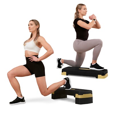 Hop-Sport Steppbrett HS-PP033AS - höhenverstellbarer Aerobic Step