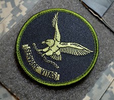FBI AUTHENTIC SERVARE VITAS "Save Life" HOSTAGE RESCUE TEAM HRT v&ecirc;lkr&ouml; OD PATCH