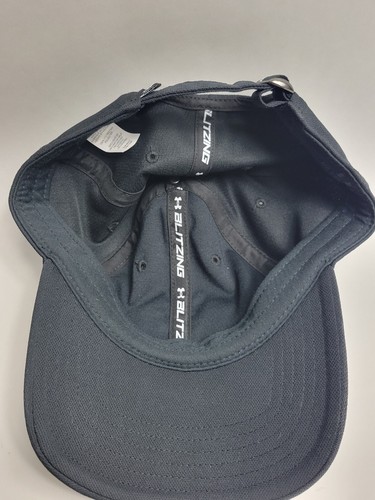 NWT UNDER ARMOUR "Freedom Blitzing" Mens Adjustable Hat-OSFM BLACK - Picture 8 of 9