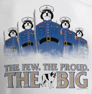 Few Proud Big Marines Dress Uniform Big Dogs Tee Shirt White M XL 2X 3X 5X  6X | eBay