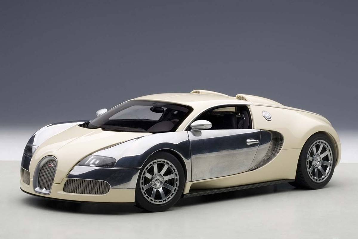 BUGATTI VEYRON L'EDITION CENTENAIRE WHITE (HERMANN ZU L) 1:18