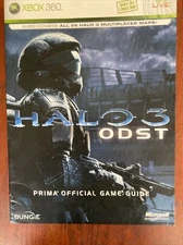 HALO 3 ODST Prima Official Game Strategy Guide Book - Xbox 360