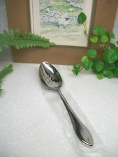 Oneida Silver   ASTAIR   Stainless Steel   Pierced Serving Spoon    NEW