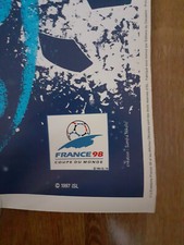 AFFICHE ORIGINALE COUPE DU MONDE FRANCE 1998 98 LENS poster football 1319 EUR 20,00 - FR