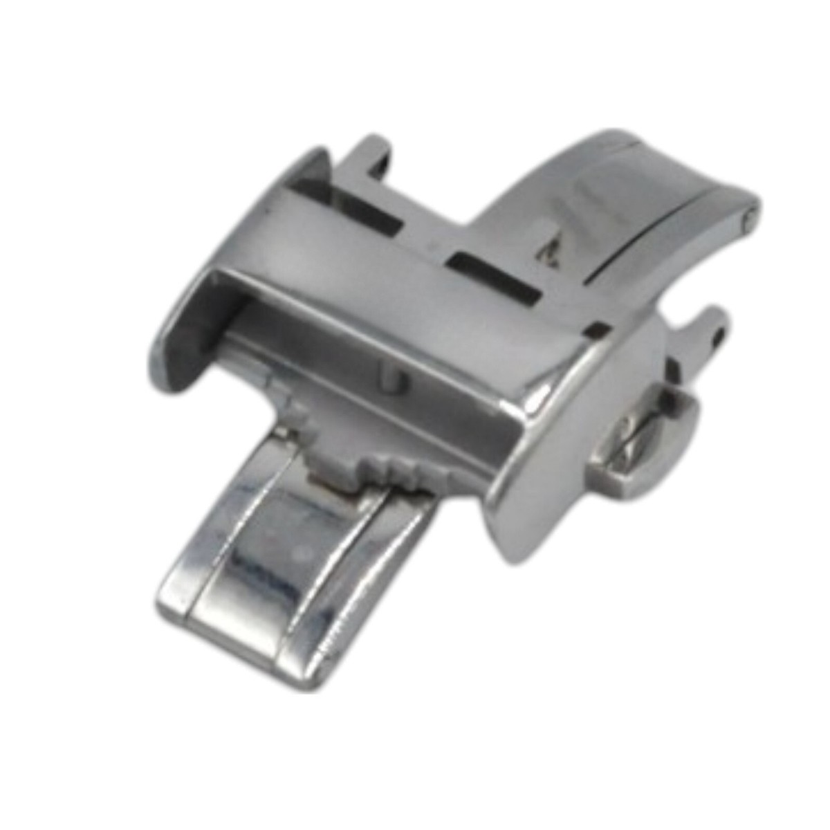 ラジャスシールド 18mm Silver Color Stainless Steel Deployant Watch Clasp For