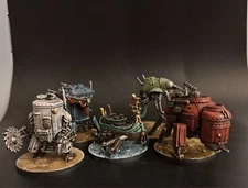 Painted Scythe: Expeditions sequel Boardgame Miniatures Stonemaier Automa