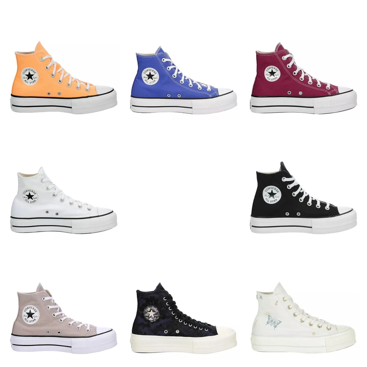 CONVERSE CANVAS PLATFORM CHUCK TAYLOR ALL STAR WOMEN SHOES