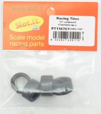 Slot it 17.8x10mm C1 Compound Slick Tire - Group C  GT LMP Rear PT1167C1