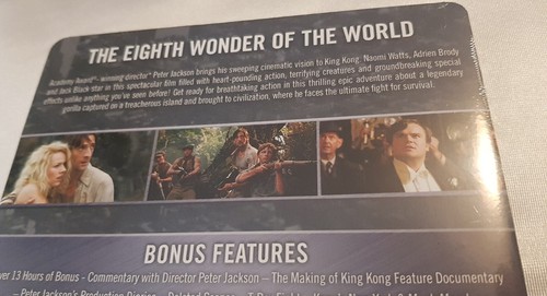 King Kong: 4K ULTRA HD BLU RAY STEELBOOK NEW and SEALED UK Ltd Etd - Picture 6 of 6
