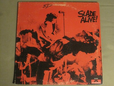 SLADE ALIVE! LP ORIG 1972 POLYDOR PD 5508 RARE GLAM BLUES HARD ROCK GEM
