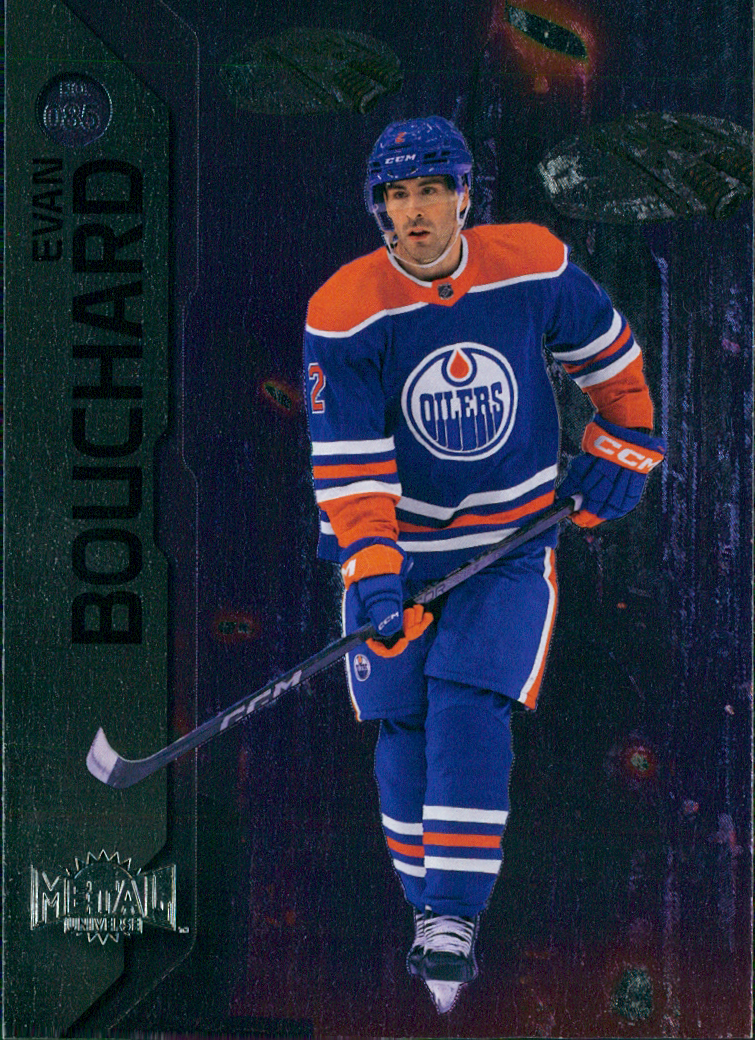 2023-24 Skybox Metal Universe Evan Bouchard #085 Hockey Card