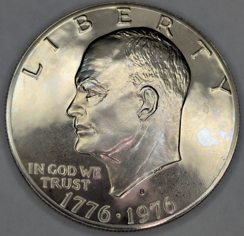 United States 1976 S Proof Bicentennial Eisenhower Dollar Clad Free S&H - 第 1/2 張圖片