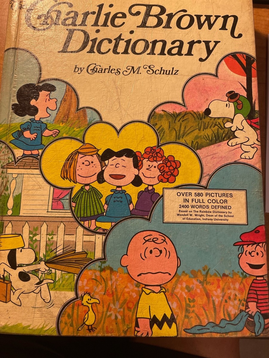 Vintage The Charlie Brown Dictionary Charles M Schulz