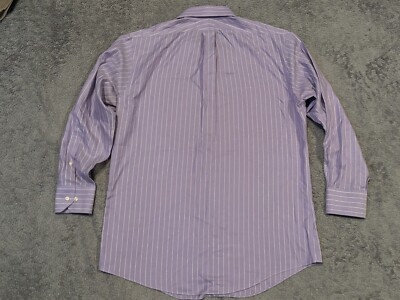 Brooks Brothers 薄紫 Brooks Brothers Shirt Mens 16 2/3 Slim Fit Non Iron Purple