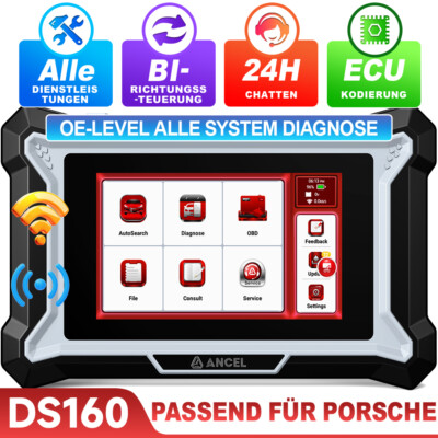 KFZ Diagnosegerät für Porsche Alle System OBD2 Scanner TPMS ABS DPF Aktiver Test