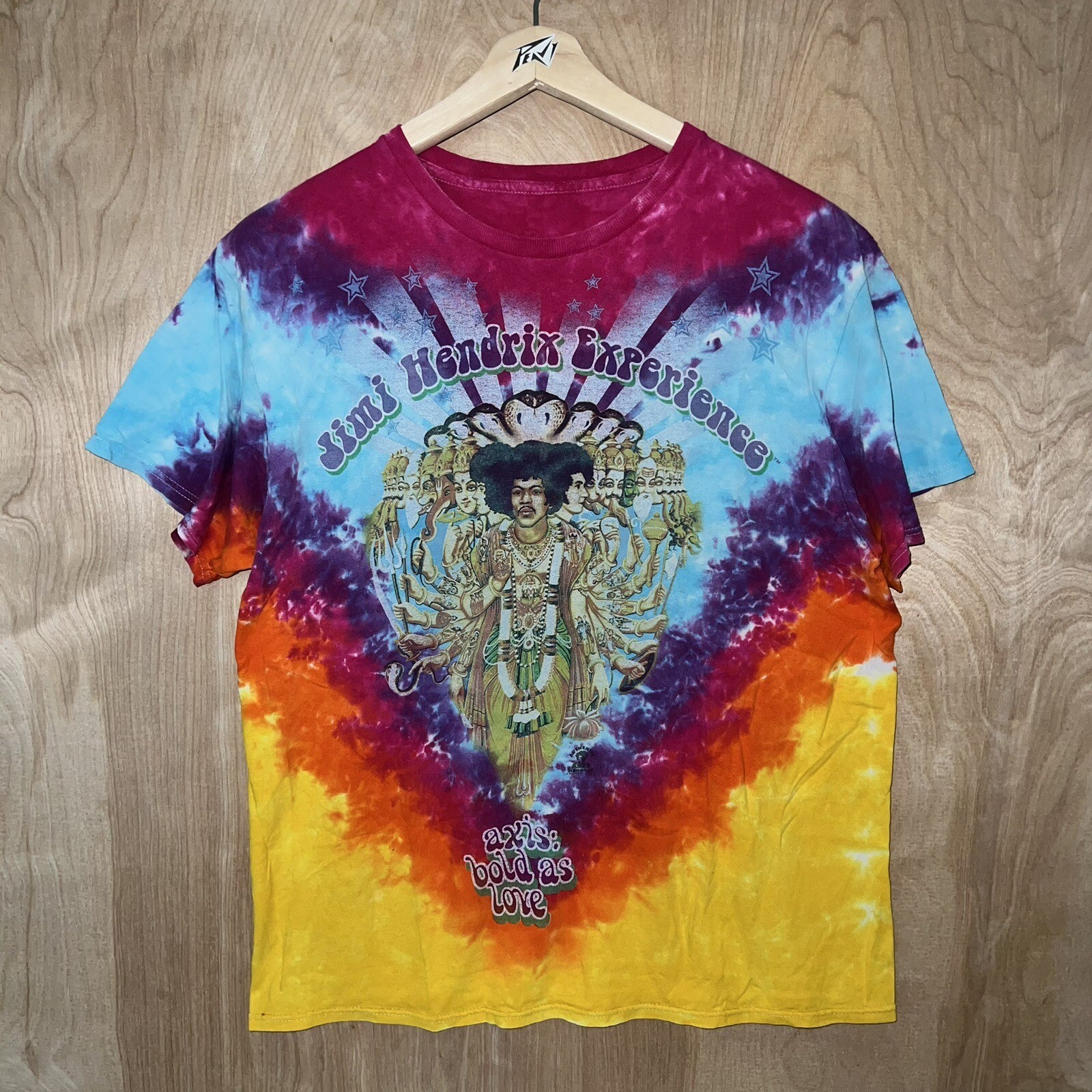 JIMI HENDRIX EXPERIENCE AXIS BOLD AS LOVE TIE DYE RET… Gem