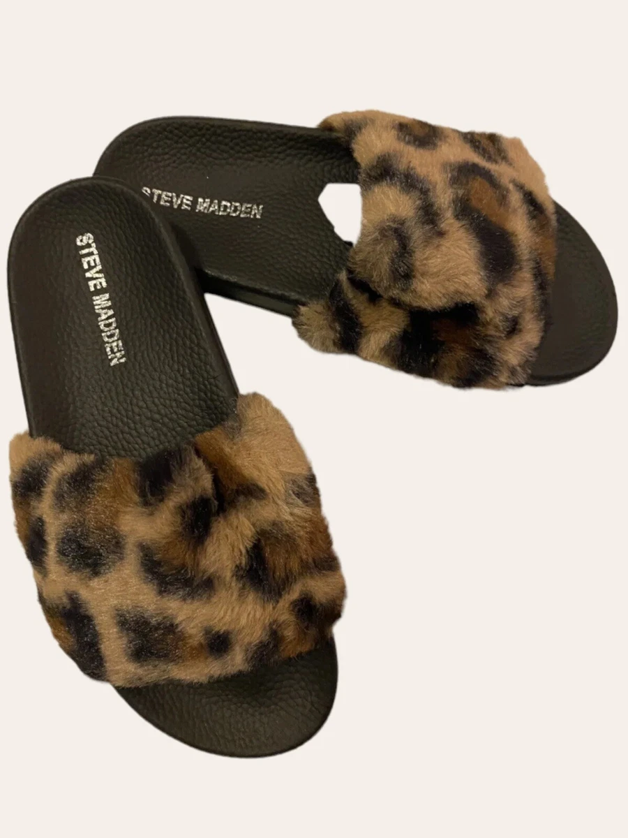 Steve Madden Leopard Girl Slide eBay