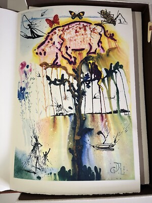 LE 90/2500 Salvador Dalí 'Alice's Adventures in Wonderland' Signed