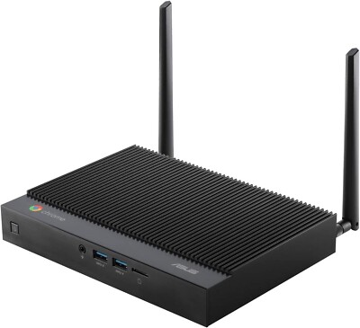 ASUS Aluminum Fanless Chromebox 4 Celeron 5205U, 4GB RAM, 32G eMMC Storage READ