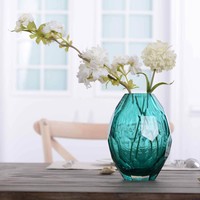 Handmade Nobility Clear Art Glass Vase Wedding Home Decoration Flower Vase P2j0 Handmade Nobility Clear Art Glass Vase Wedding Home Decoration Flower Vase P2j0