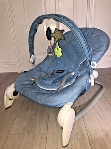 chicco bouncer blue