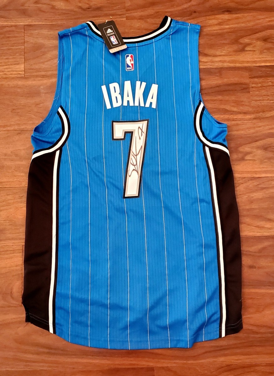 Adidas Serge Ibaka Number SERGE IBAKA Signed Autographed New