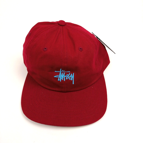 Casquette sergée logo Stüssy Basic, Cardinal