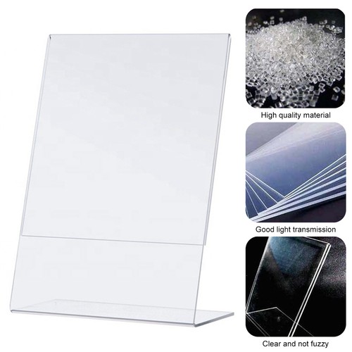 Water-resistant Sign Holder Display Stand Sign Holders for Office Restaurant - Picture 6 of 12