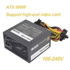 SENLIFANG ATX500W PC PSU 110V/220V PFC Black Gaming Quiet Power Supply 80PLUS