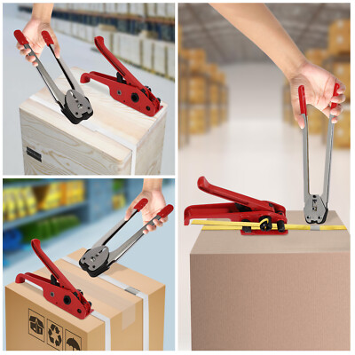 Steel Packaging Strapping Kit Set Packaging Strapping Banding Tensioning Tool US